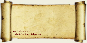 Ignjatije Blaževac vizit kartica